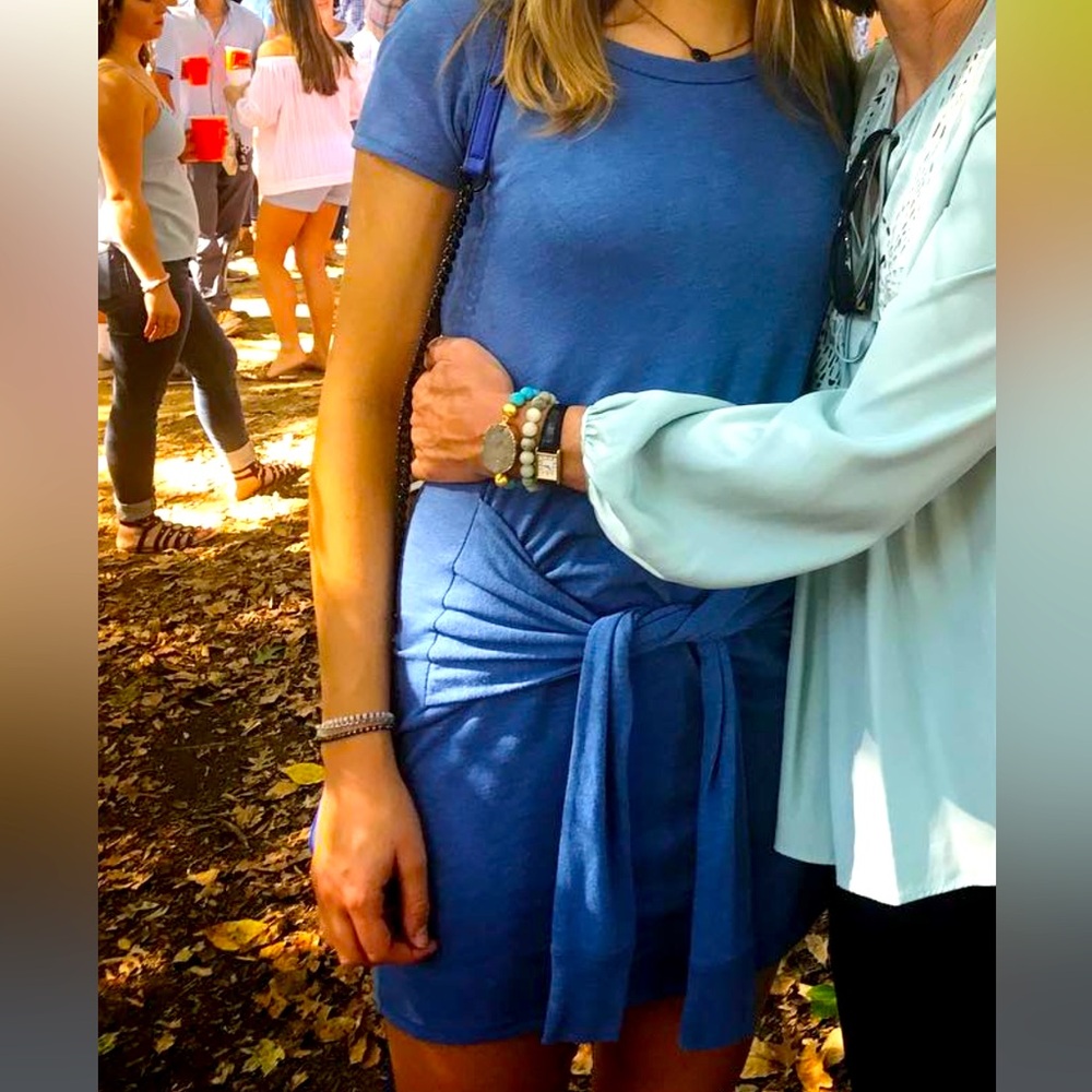 Nation Ltd blue tie dress